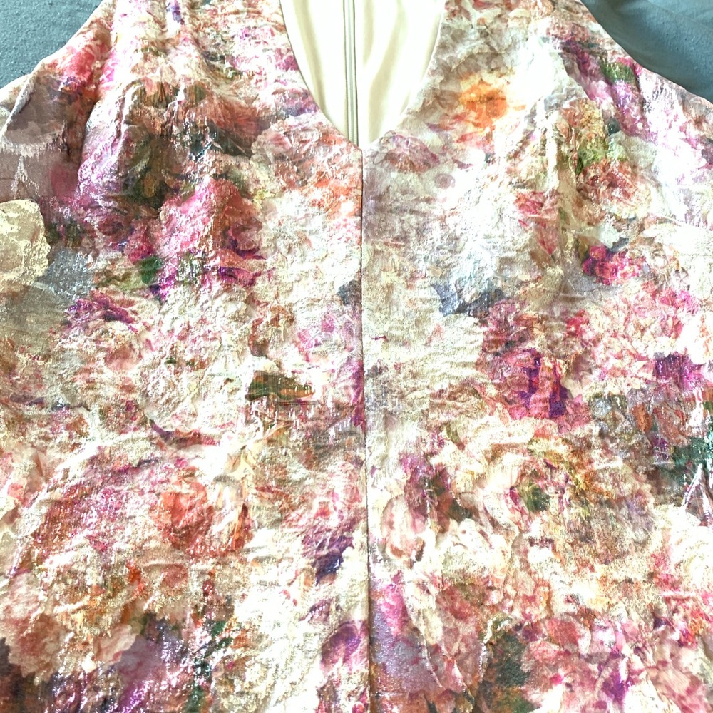 Aidan Mattox Floral Pencil Cocktail Dress - Picture 7 of 8